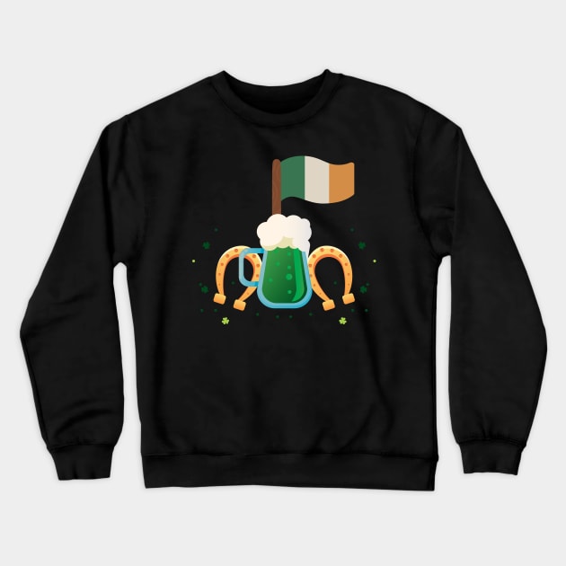 St Patricks Day Beer Crewneck Sweatshirt by trendybestgift